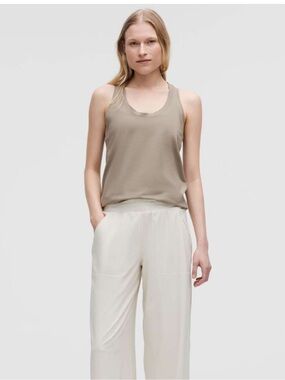 Lululemon Love Tank - warm ash grey - size 8